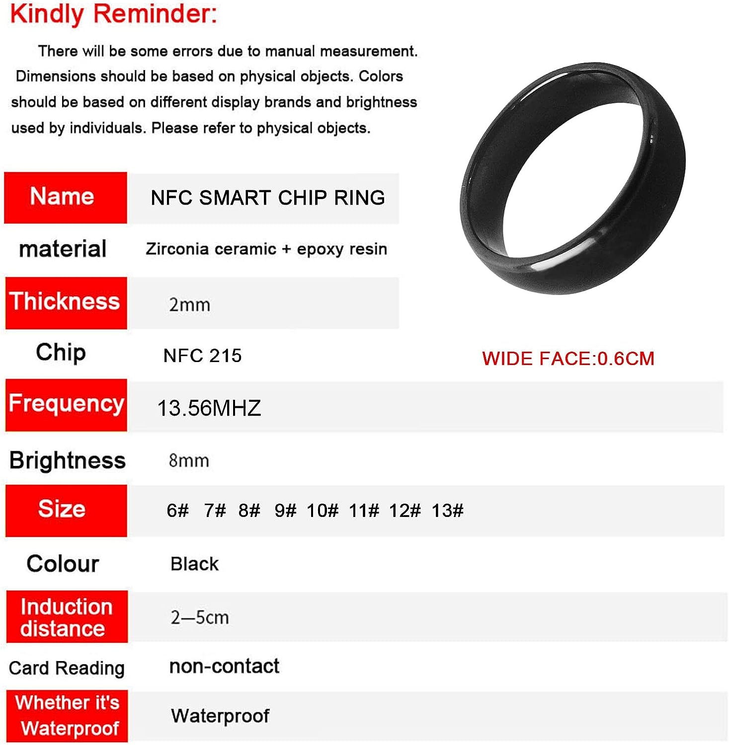 HECERE Waterproof Ceramic NFC Ring: The Ultimate Wearable Smart Ring