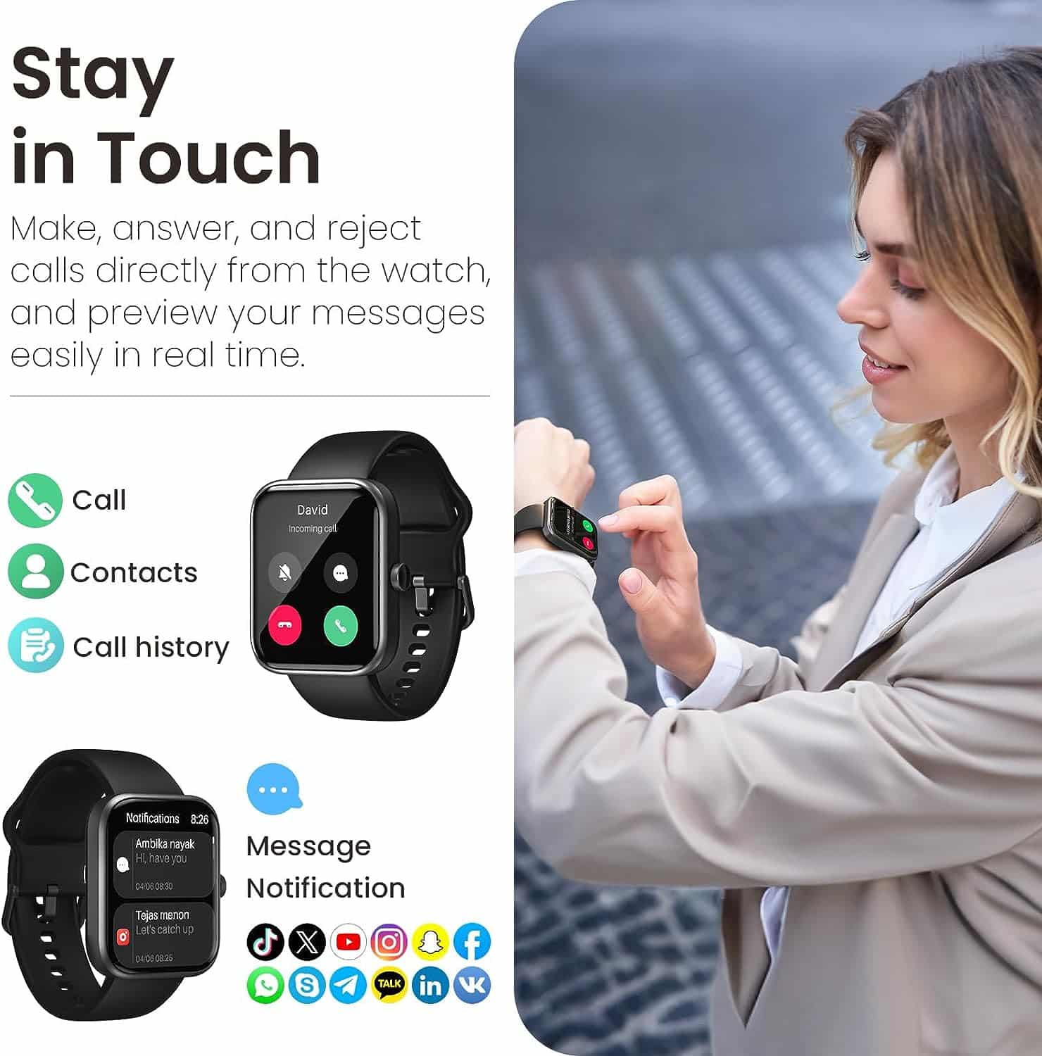 TOZO S3 Smart Watch: The Ultimate Companion for a Connected Lifestyle