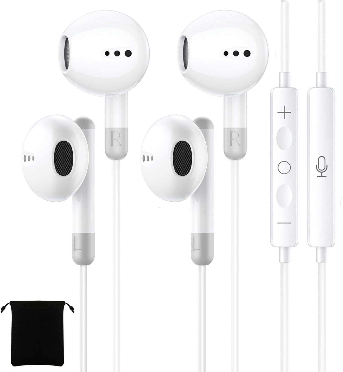 Enhance Your Audio Experience with 2 Pack iPhone Headphones Wired
