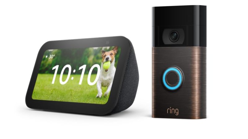 Ring Video Doorbell (Venetian Bronze) with Echo Show 5 (3rd Gen) Review: Enhance Your Home Security and Convenience
