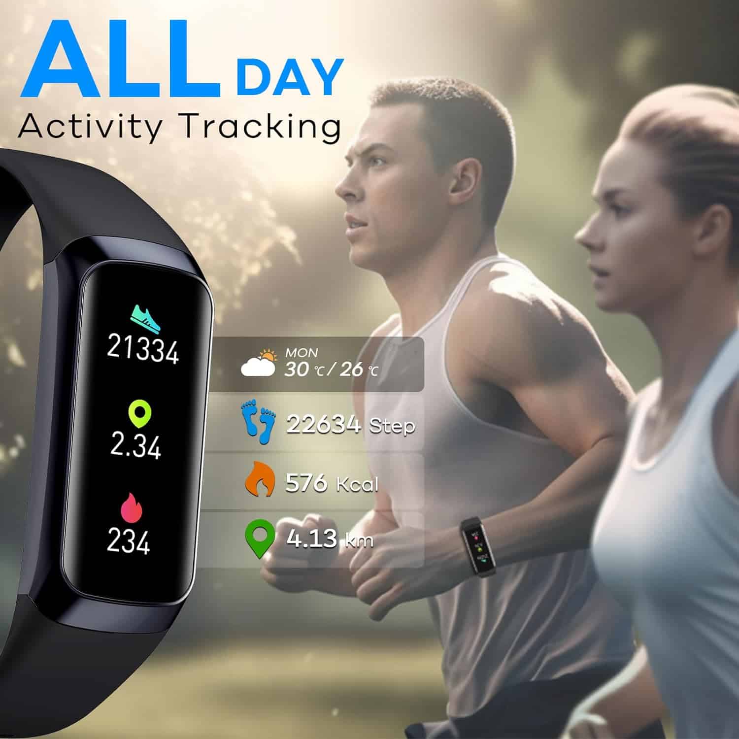Fitness Activity Tracker,Smart Watch with Blood Pressure Heart Rate Body Temperature & Sleep Monitor: A Comprehensive Review