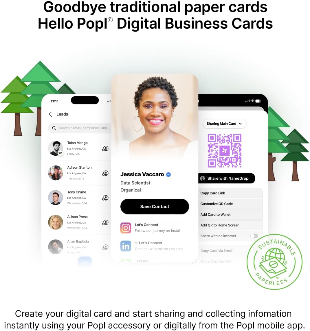 Popl Digital Business Card - The Ultimate Networking Tool