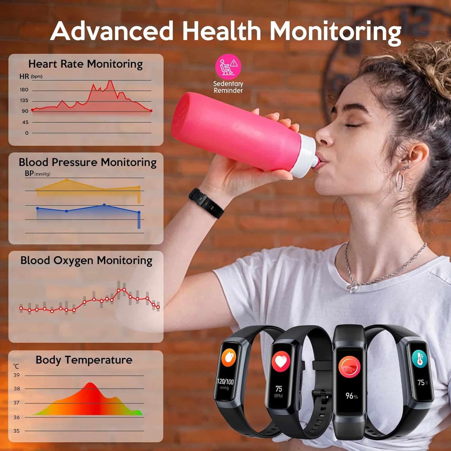 Fitness Activity Tracker,Smart Watch with Blood Pressure Heart Rate Body Temperature & Sleep Monitor: A Comprehensive Review