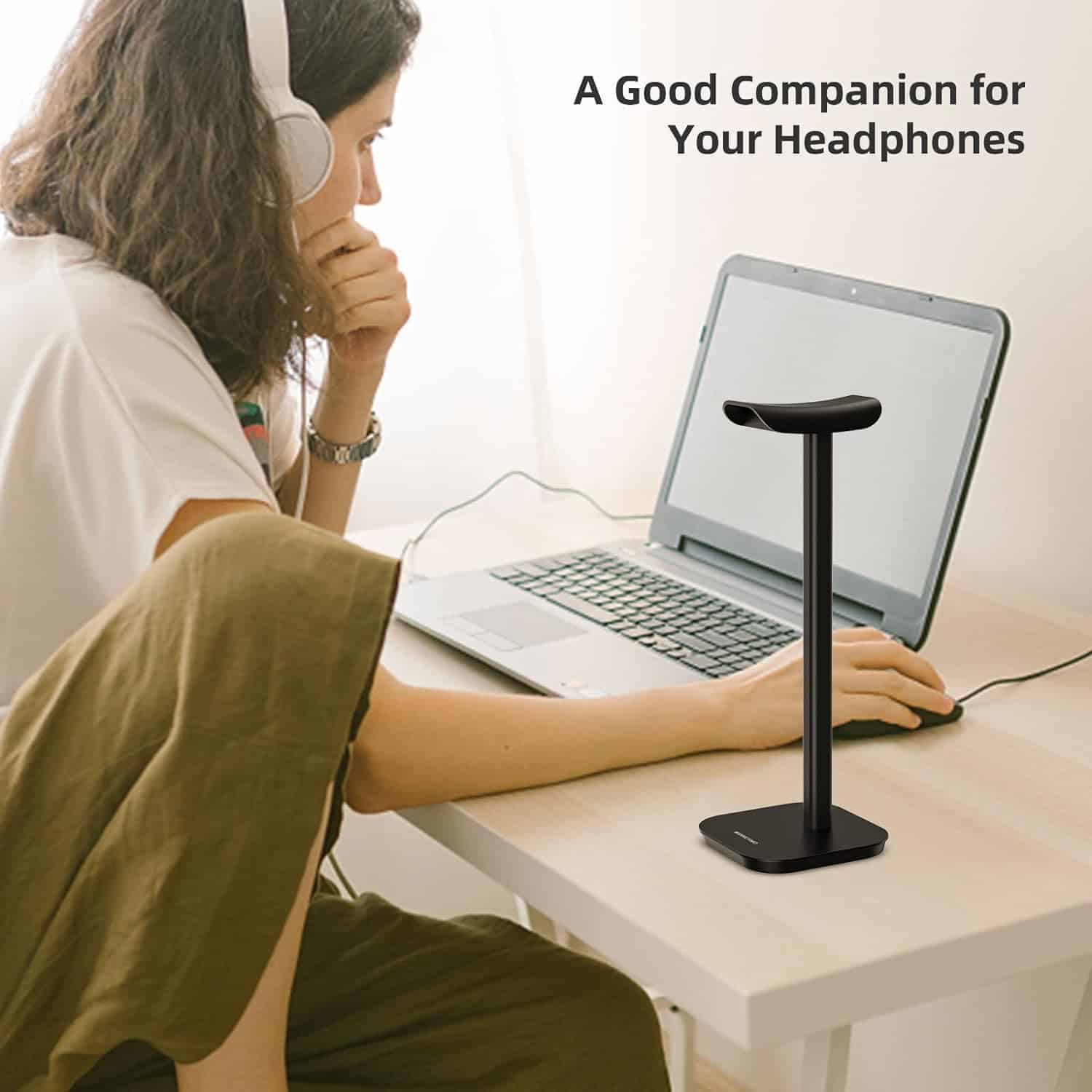 MANMUVIMO Headphone Stand: The Perfect Desktop Accessory for Your Headset